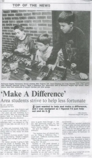 Who put me in a Michigan shirt?!