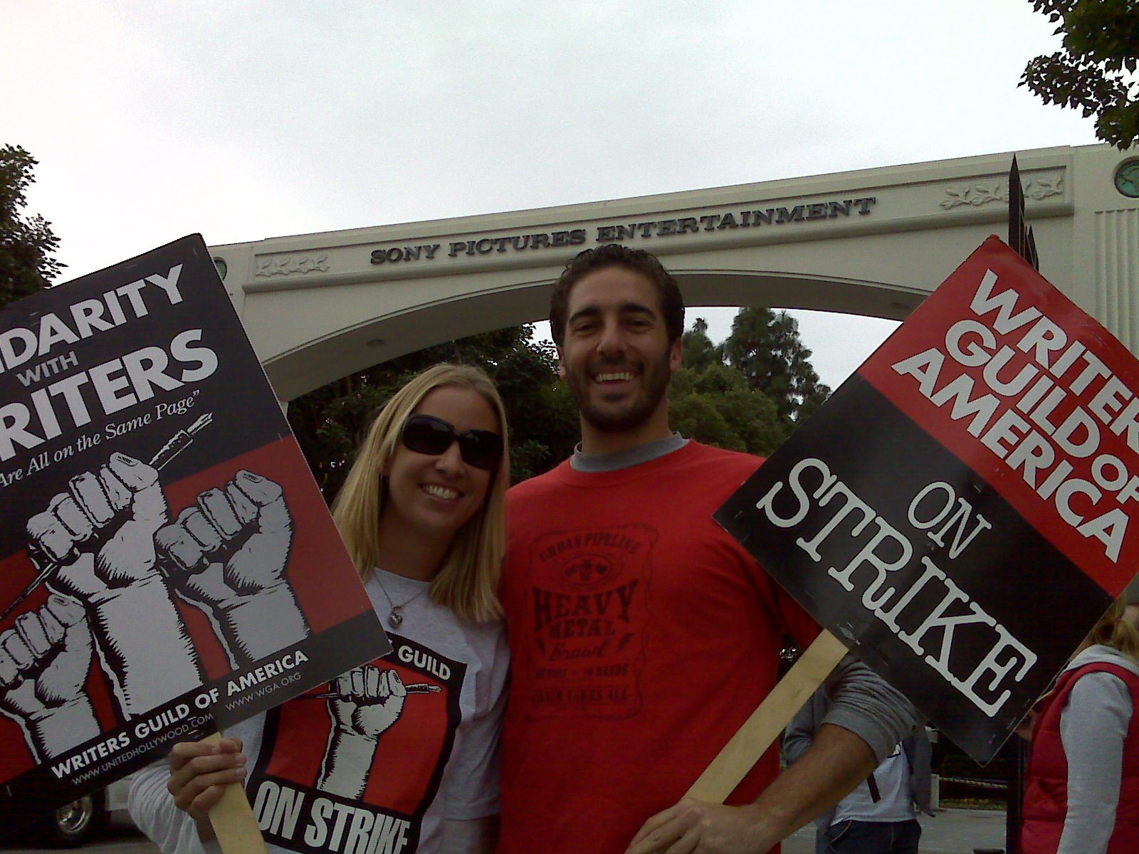On Strike With the Writer's Guild of America