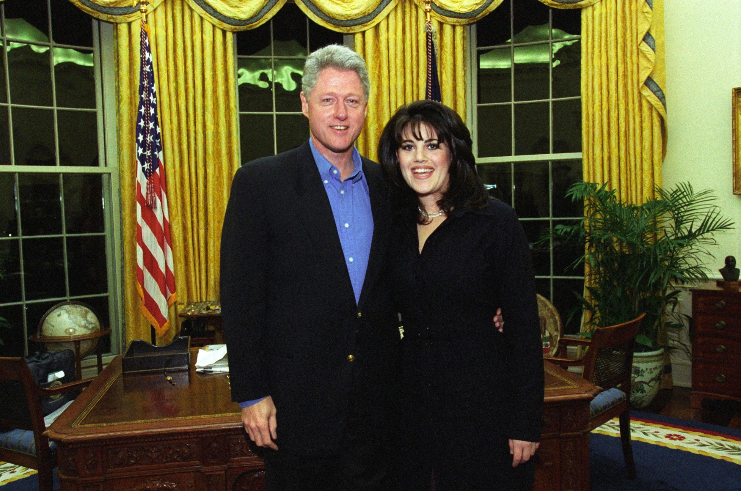 Bill Clinton and Monica Lewinsky. Image courtesy Wikimedia Commons